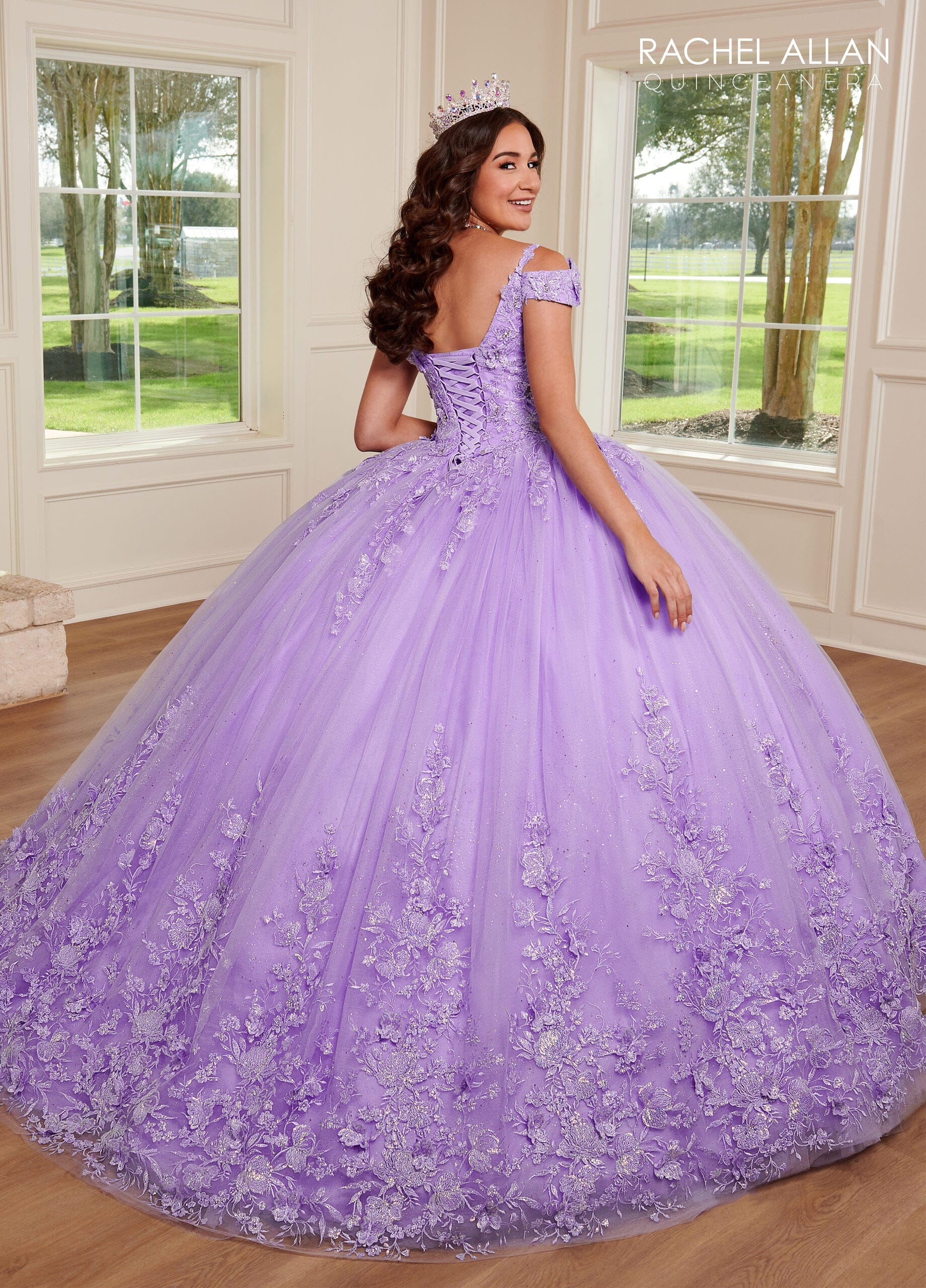 Cold Shoulder Quinceanera Dress by Rachel Allan RQ1126