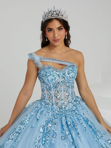 Quinceanera-Kleid mit wandelbaren Trägern von Fiesta Gowns 56476