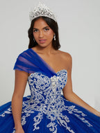 Vestido de quinceanera com alças convertíveis da Fiesta Gowns 56481