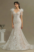 Designer Brautkleider Meerjungfrau | Spitzen Brautkleider online
