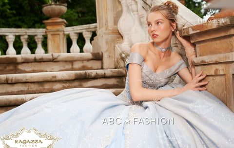 Schulterfreies Quinceanera-Kleid von Ragazza DV67-567