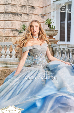 Schulterfreies Quinceanera-Kleid von Ragazza DV67-567
