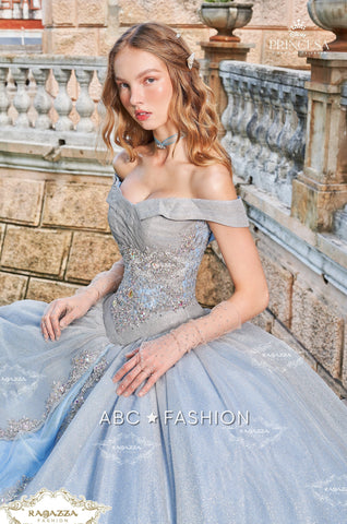Schulterfreies Quinceanera-Kleid von Ragazza DV67-567