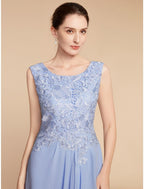 Vestido de mãe da noiva de duas peças, estilo coluna, elegante, pequeno, decote redondo, comprimento até ao joelho, chiffon, renda, meia manga com franzido, cor sólida