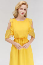 Elegant Jewel Mini Daily Casual Dresses Simple Tulle Sleeveless Evening Dresses