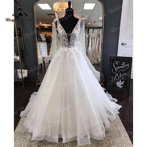 Elegantes Prinzessinnen-Brautkleid mit glänzendem Glitzer, ärmellos, mit abnehmbarer Schleife, rückenfrei, Spitzenapplikation, 2022, Damen, Vestidos de Fiesta