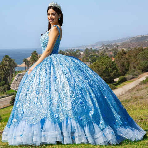Verziertes ärmelloses Ballkleid von Cinderella Couture 8110J