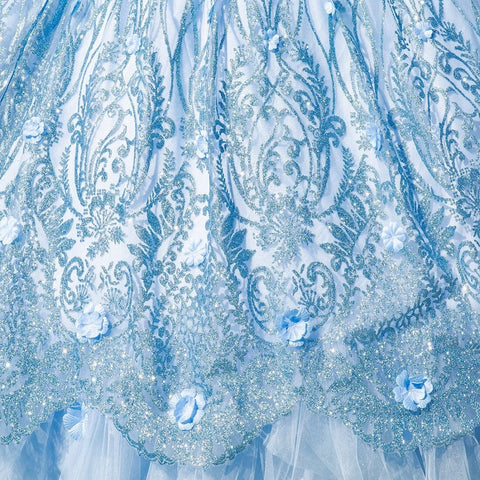 Verziertes ärmelloses Ballkleid von Cinderella Couture 8110J