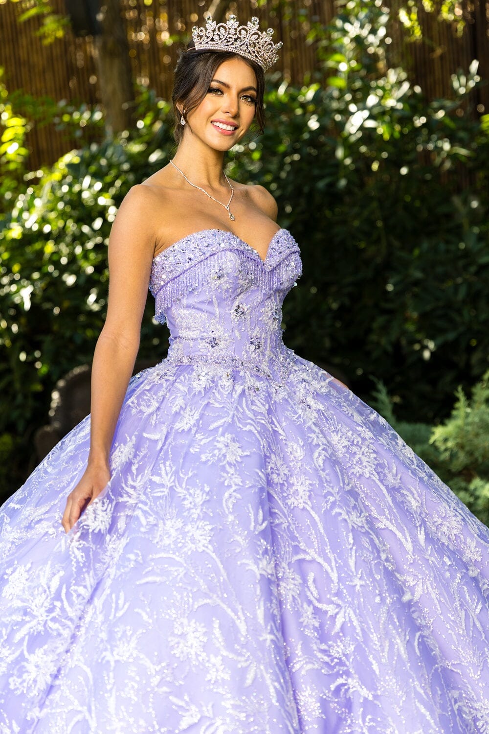 Embellished Strapless Ball Gown by Cinderella Couture 8071J
