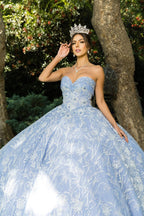 Embellished Strapless Ball Gown by Cinderella Couture 8071J