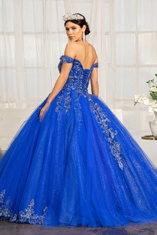 Besticktes schulterfreies Ballkleid von Elizabeth K GL1972