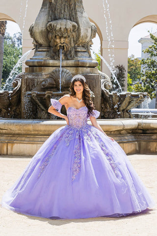 Besticktes Sweetheart-Ballkleid von Petite Adele PQ1026