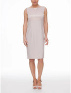 Vestido de duas peças com bainha/coluna para mãe da noiva, festa de casamento, elegante, inverno, com casaco, manga 3/4, gola tipo camisa, comprimento até ao tornozelo, chiffon, pregas, cor sólida