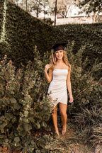Vestido Corto y Atractivo para el Baile de Graduación y la Ceremonia de Graduación Y1331