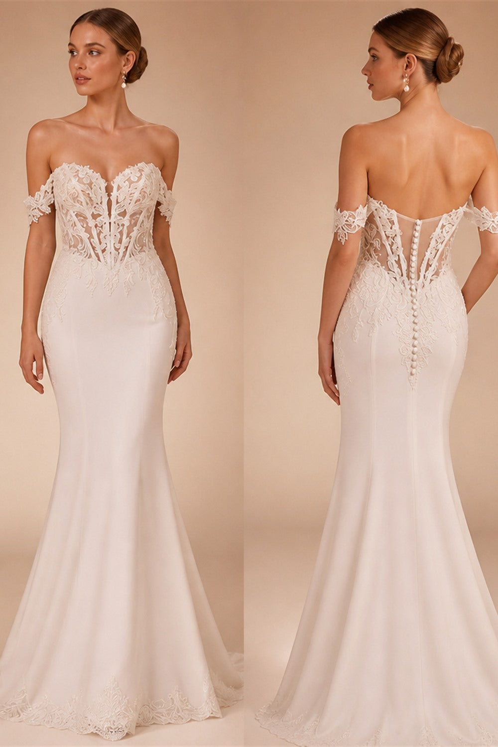 Mermaid Wedding Dress Sweetheart Luxury Satin Chapel Train Bridal Gown Vestido De Novia Boda 2027 Customized | Nightbubo