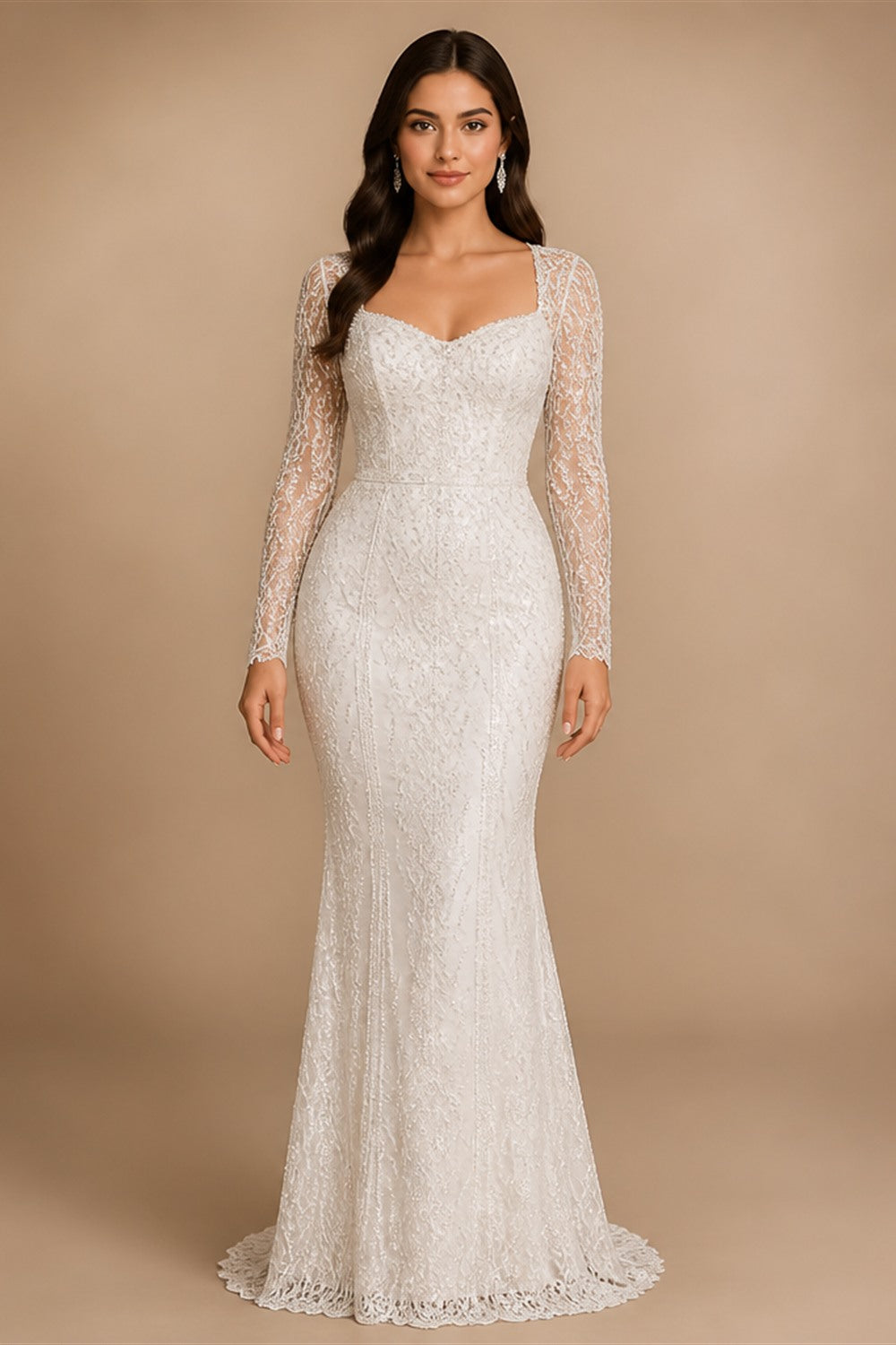 Bohemian Lace & Chiffon A-Line Wedding Dress Puff Sleeves Pockets Bridal Gown Vestido De Novia Boda 2026 Customized | Nightbubo