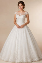 HERBURN Trendy Pleated Wedding Dresses New Arrival Appliques A-line Lace up Sleeveless Robe De Soiree De Mariage Customized