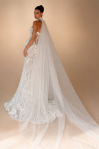 Charming 3D Flower Mermaid Wedding Dress Luxury Sequined Beads Bridal Gown 2026 Customized Strapless Backless Dresses For Bride