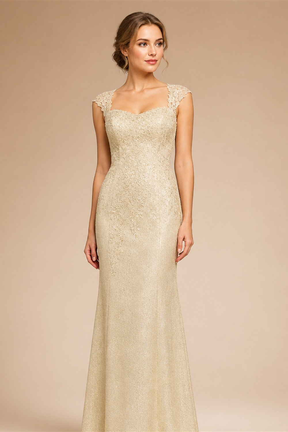 Customized Elegant Wedding Dress High-neck Ball Gown Princess Bride Gown Luxury A-line Long Bridal Vestidos De Novia | Nightbubo