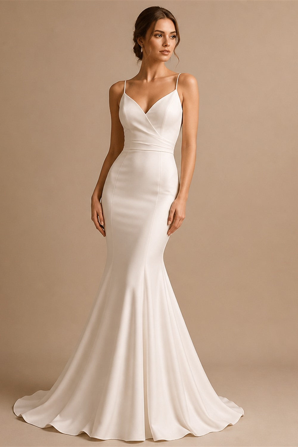 Modern V-neck Wedding Dress Bridal for Woman Tank Appliques A-line Ruched Court Train vestidos de novia de talla grande