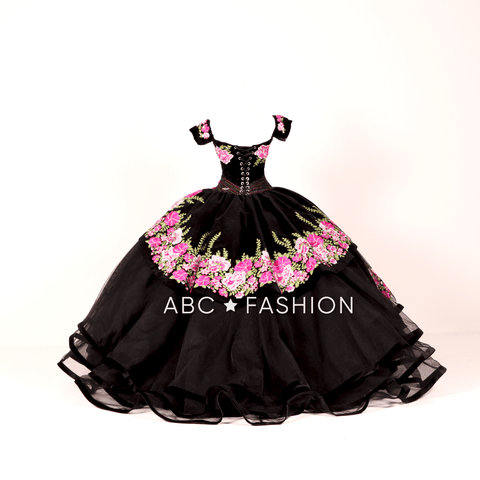 Geblümtes Charro-Quittenkleid von Ragazza MV15-115
