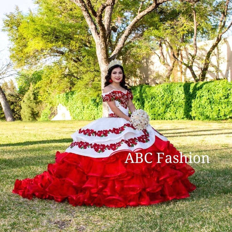 Geblümtes Charro-Quittenkleid von Ragazza MV17-117
