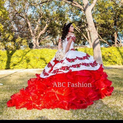 Geblümtes Charro-Quittenkleid von Ragazza MV17-117