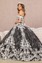 Vestido de baile com estampado floral de Elizabeth K GL3168