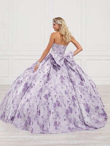 Quinceanera-Kleid mit Blumendruck von House of Wu 26974