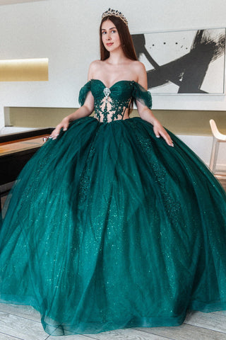 Schulterfreies Korsett-Ballkleid von GLS Gloria GL3502