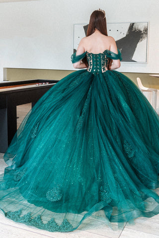 Schulterfreies Korsett-Ballkleid von GLS Gloria GL3502