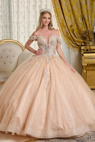 Schulterfreies Ballkleid von Elizabeth K GL3630