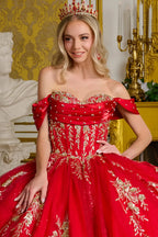 Off Shoulder Ball Gown by Elizabeth K GL3631