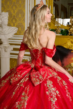 Off Shoulder Ball Gown by Elizabeth K GL3631