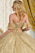 Off Shoulder Ball Gown by Elizabeth K GL3632