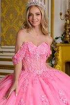 Off Shoulder Ball Gown by Elizabeth K GL3635