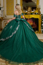 Off Shoulder Ball Gown by Elizabeth K GL3636