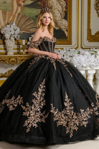 Schulterfreies Ballkleid von Elizabeth K GL3640