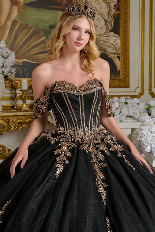 Schulterfreies Ballkleid von Elizabeth K GL3640
