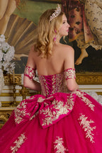 Strapless Corset Ball Gown by Elizabeth K GL3641