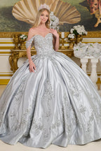 Satin Sweetheart Ball Gown by Elizabeth K GL3643