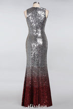 Glamorous Sleeveless Sexy Mermaid Sequins Bridesmaid Dresses