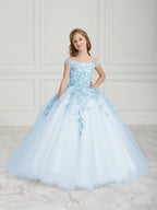 Glitter Applique Sweetheart Quinceanera Dress by House of Wu 26955