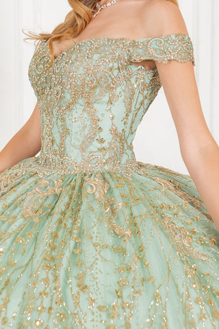 Ballkleid mit Glitzercape von Cinderella Couture 4201