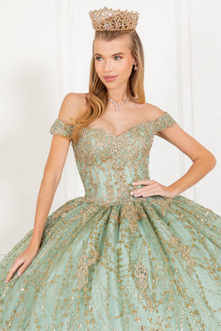 Ballkleid mit Glitzercape von Cinderella Couture 4201