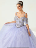 Abito da Quinceañera in Tulle Luccicante di Fiesta Gowns 56436