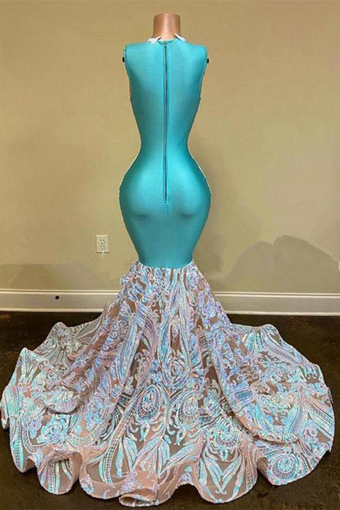 Gorgeous Sweetheart Sleeveless Lace Mermaid Evening Dress Long