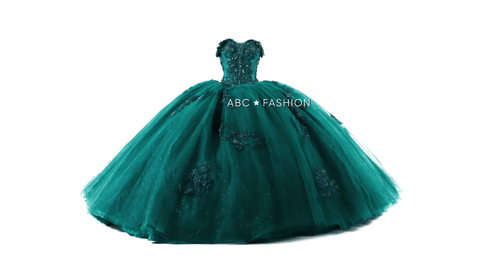 Grünes Quinceanera-Kleid von Ragazza DV54-554