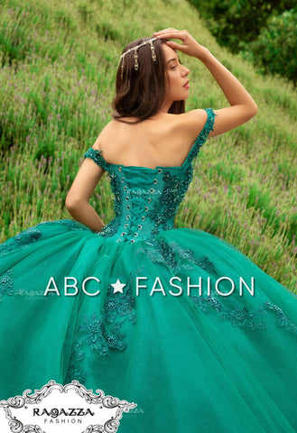 Grünes Quinceanera-Kleid von Ragazza DV54-554