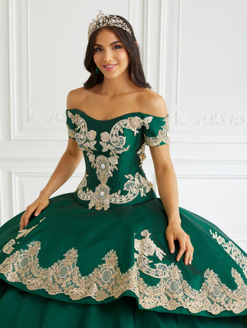 High Low Quinceanera-Kleid von LA Glitter 24094